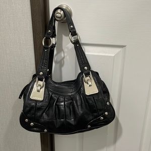 Black leather Makowsky bag good condition